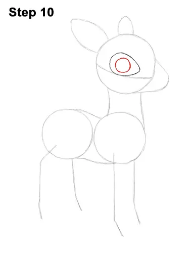 How To Draw Rudolph The Red Nosed Reindeer