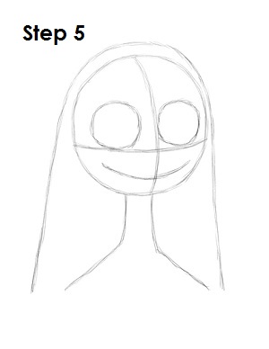 How to Draw Sally Step 5