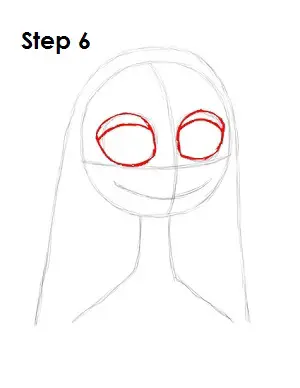 How to Draw Sally Step 6