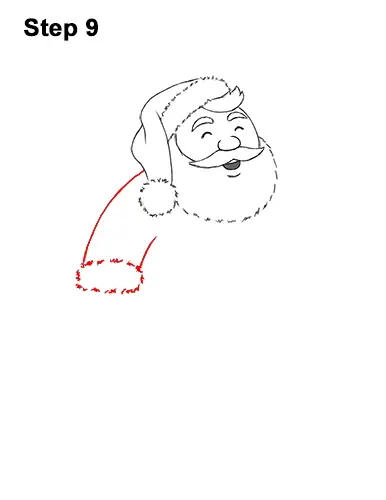 How to Draw Santa Claus Christmas Full Body 9
