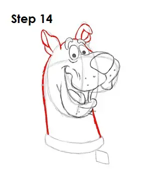 How to Draw Scooby-Doo Step 14