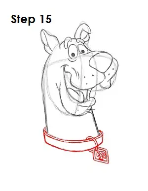 How to Draw Scooby-Doo Step 15
