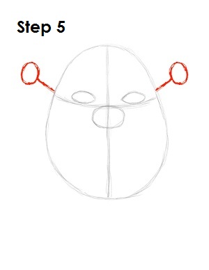 How to Draw Shrek Step 5