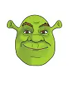 How to Draw Shrek Head