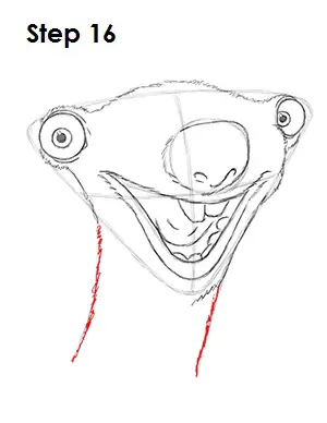 Draw Sid Sloth 16