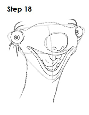 Draw Sid Sloth 18