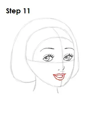 How to Draw Snow White Step 11