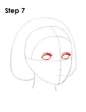 How to Draw Snow White Step 7