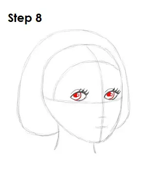 How to Draw Snow White Step 8