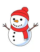 How to Draw Cute Snowman