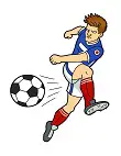 How to Draw a Soccer Player Kicking a Ball