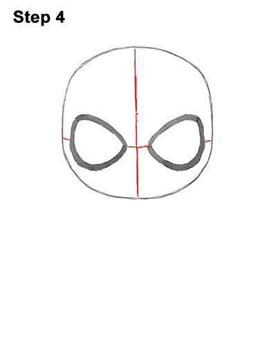 spiderman drawings head