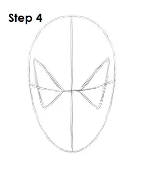 How to Draw Spider-Man Step 4
