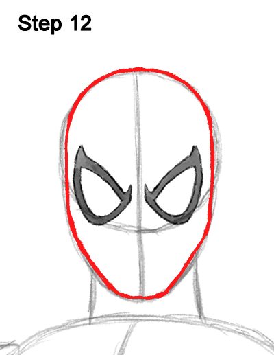 Draw Spider-Man Body 12
