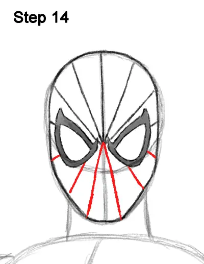 Draw Spider-Man Body 14