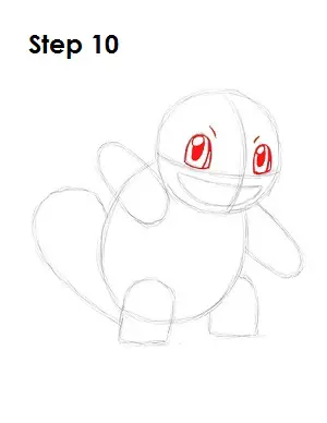 How to Draw Squirtle Step 10