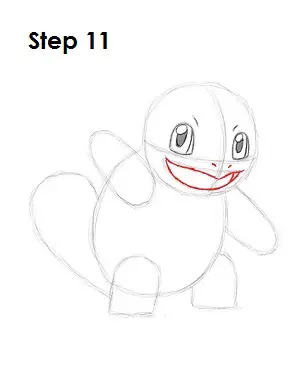 How to Draw Squirtle Step 11