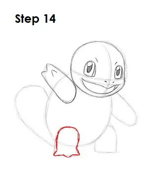 How to Draw Squirtle Step 14