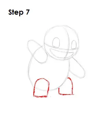 How to Draw Squirtle Step 7