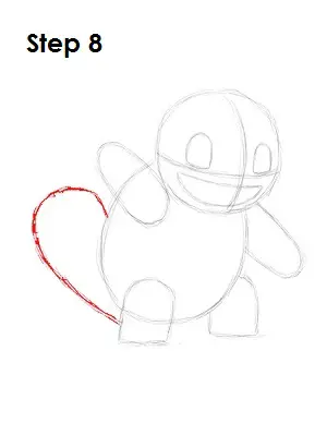 How to Draw Squirtle Step 8