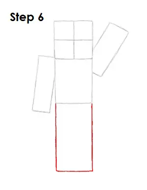Draw Steve Minecraft 6