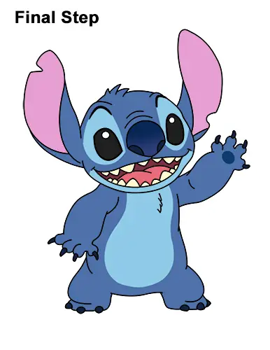 How to Draw Stitch Disney Lilo & Stitch