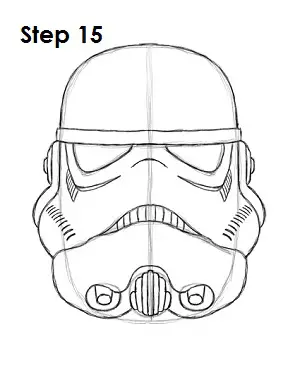 How to Draw Stormtrooper Star Wars Step 15
