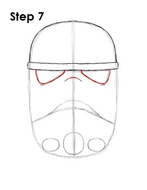 How to Draw Stormtrooper Star Wars Step 7