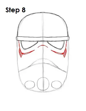 How to Draw Stormtrooper Star Wars Step 8
