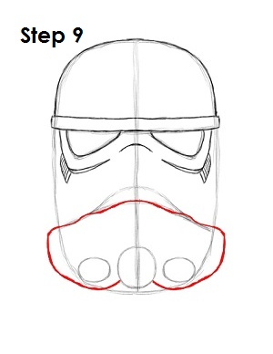 How to Draw Stormtrooper Star Wars Step 9