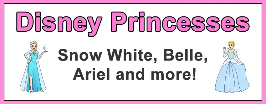 How to Draw Disney Princesses Popular Categories