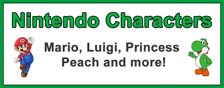 How to Draw Nintendo Characters Popular Categories
