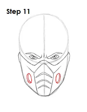 How to Draw Sub-Zero Step 11