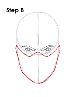 How to Draw Sub-Zero Step 8