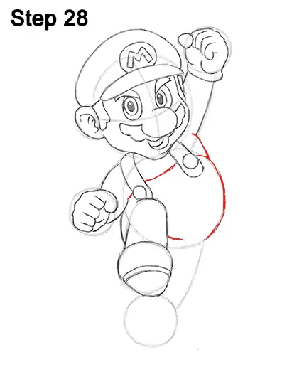 Draw Super Mario Bros. Nintendo 28