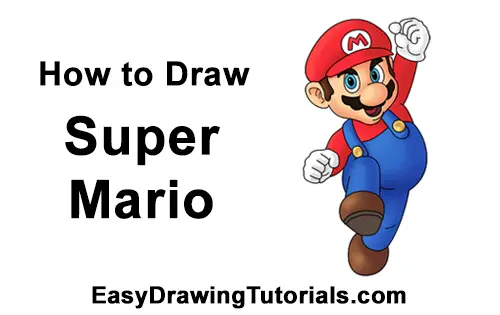 How to Draw Super Mario Bros. Nintendo