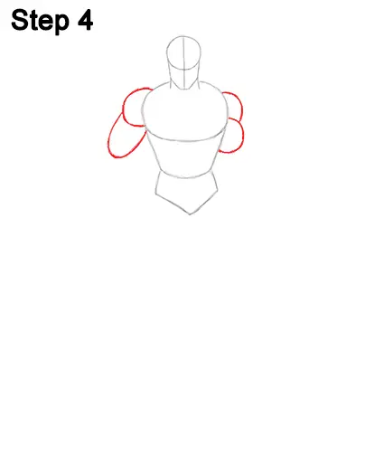Draw Superman Full Body 4