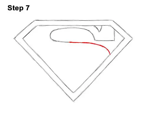 How to Draw the Superman Logo Symbol Icon Emblem 7