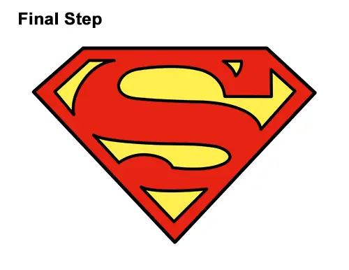 How to Draw the Superman Logo Symbol Icon Emblem