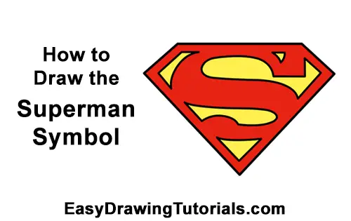 How to Draw the Superman Logo Symbol Icon Emblem