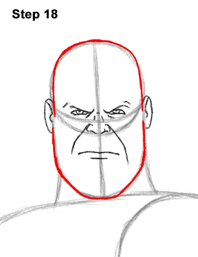 How to Draw Thanos VIDEO & Step-by-Step Pictures