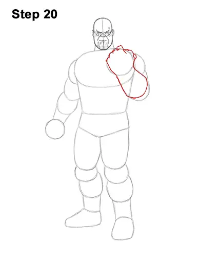 How to Draw Thanos VIDEO & Step-by-Step Pictures