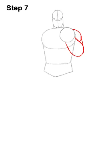 How to Draw Thanos Marvel Avengers Full Body 7