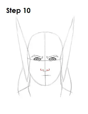 Draw Thor Step 10
