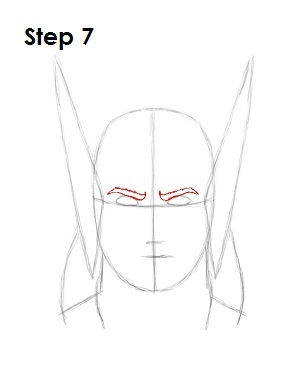 Draw Thor Step 7