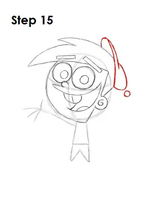 Draw Timmy Turner Step 15