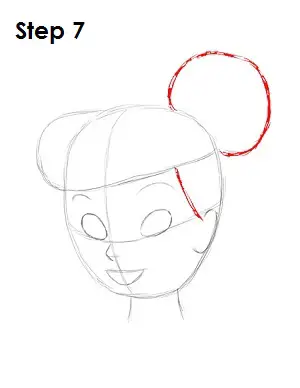 Draw Tinker Bell Step 7