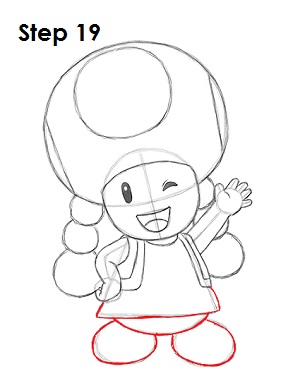 Draw Toadette 19
