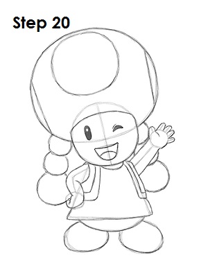 Draw Toadette 20