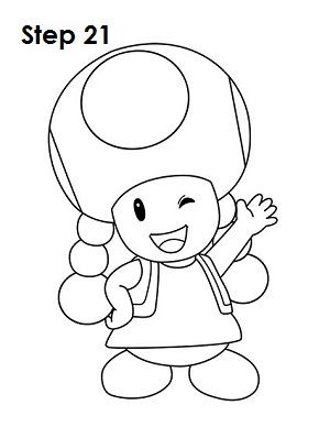 Draw Toadette 21